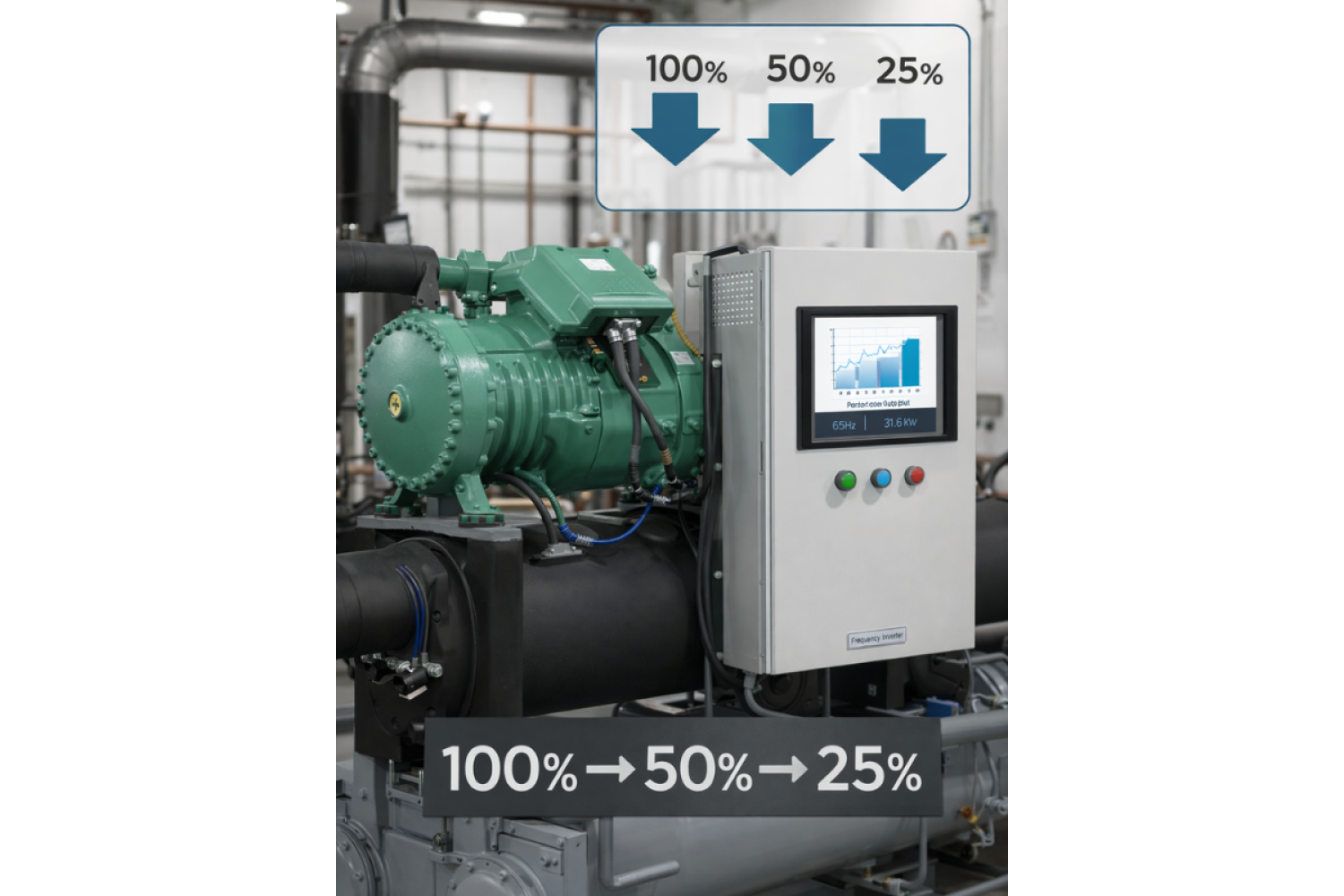 Регулирование производительности компрессоров Bitzer: механический и инверторный методы