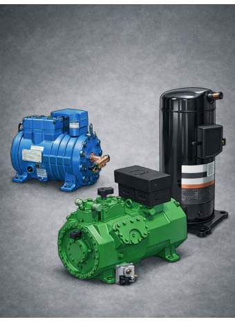 Сравнение компрессоров Bitzer, Copeland, Emerson и RefComp: что выбрать